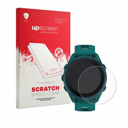 upscreen - Screenprotector voor Garmin Forerunner 170 Music - Folie Beschermfolie transparant