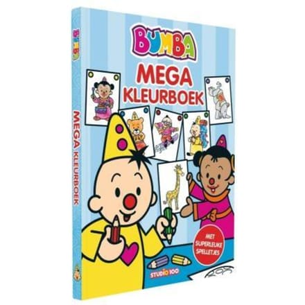 Studio 100 Bumba Mega Kleurboek Kleurboeken Baby- en peuterboeken