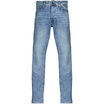 Jack & Jones blauwe heren jeans   Slim Fit   5-Pocket zakken   Knoop- en ritssluiting   Duurzaam   Regular waist Blauw 33/32
