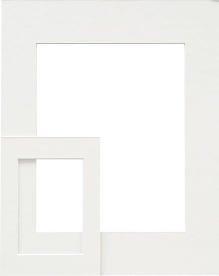Deknudt Frames passe-partout - wit - foto 15x23 - buitenformaat 20x30