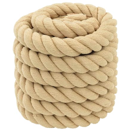vidaXL - Boottouw - 4 - mm - 5 - m - Naturel