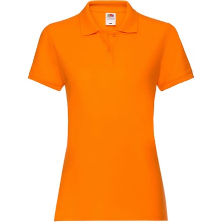 Fruit of the Loom Dames/dames Premium Poloshirt (Oranje)