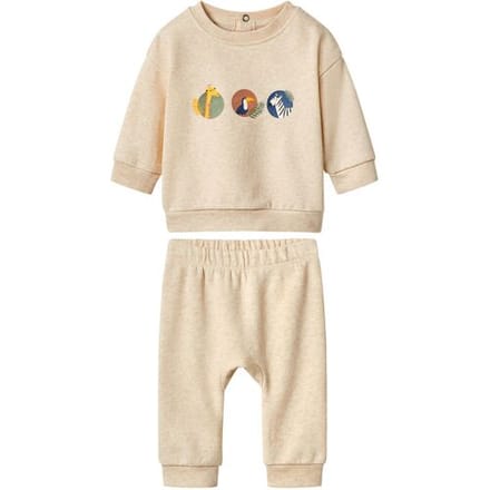 LUPILU Baby kledingset 2-delig (Beige, 50/56)