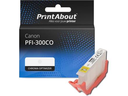 PrintAbout huismerk Inktcartridge PFI-300CO Chroma Optimizer Geschikt voor Canon