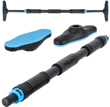 ACTIV SPACE - Serie - Stalen Verstelbare Optrekstang - Blauw - Anti-slip - 180kg