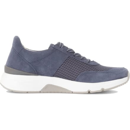 Gabor rollingsoft sensitive 86.897.16 - dames rollende wandelsneaker - Blauw - maat 43 (EU) 9 (UK)
