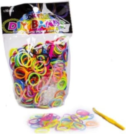 Toys Amsterdam Loombandjes Colorful Junior Rubber 600-delig