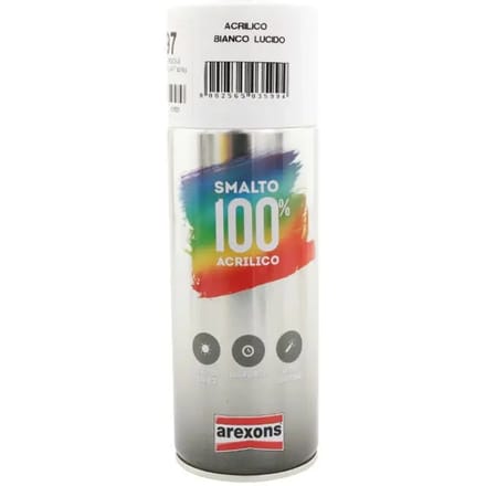 arexons autolak wit glans / 400 ml nieuw