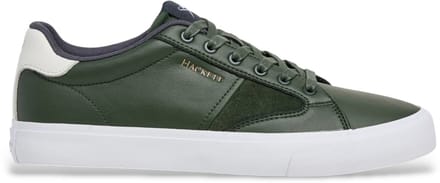 Hackett London Blake Venture Groen Leren Sneakers