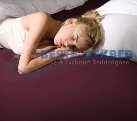 Bella Donna Premium Jersey Hoeslaken Cabernet 0033