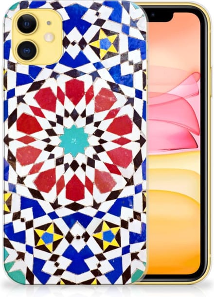 Apple iPhone 11 TPU Siliconen Hoesje Mozaïek