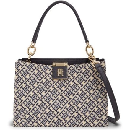 Handtas Tommy Hilfiger Th Her Med Satchel Jacqu