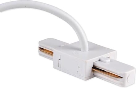 Spanningsrail Voedingsconnector - 1 Fase - Middenvoeding - Wit