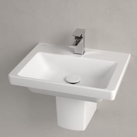 Villeroy & Boch Subway 3.0 wash hand basin 50 cm, with 1 tap hole, without overflow 43705101