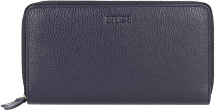 Bric's Marmolada Portemonnee RFID Leer 18,5 cm - Dames - Horizontaal - blu