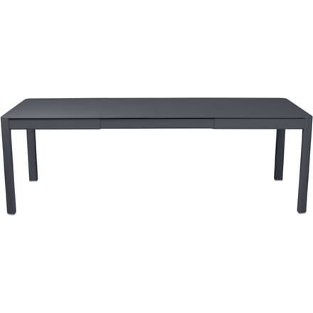 Fermob Ribambelle tafel - 47 antraciet - 2 Inlegplaten