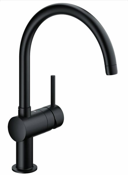 GROHE Minta Keukenkraan mat zwart - C-uitloop - draaibaar