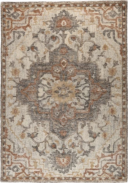 Dutchbone Amori Vloerkleed Grijs/Brick 160X230