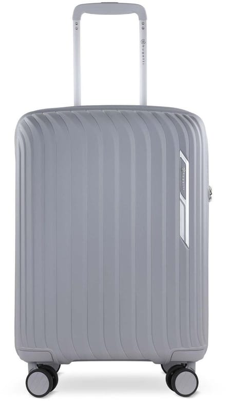 bugatti trolley Hera Hard Case Trolley Light Grey Lichtgrijs 55cm