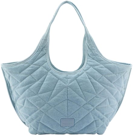 SEIDENFELT MANUFAKTUR shopper Huuvari Shopper Denim in Blue Lichtblauw