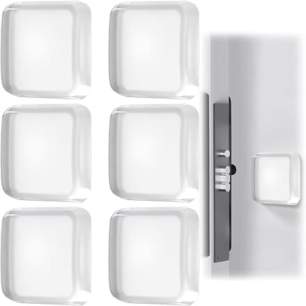 Famanu – Siliconen deurstopper set 6 stuks – 42 mm vierkant – zelfklevend & herbruikbaar – voor deur