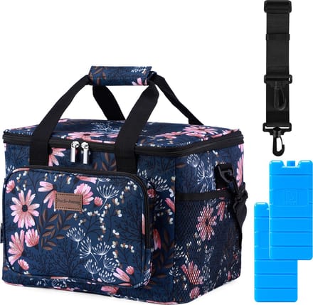 Packaway 4 Laags Geïsoleerde Koeltas - Lunchtas 15 liter - Japanse bloem