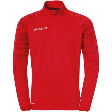 Uhlsport Goal 25 Ziptop Kinderen - Rood / Wit | Maat: 152