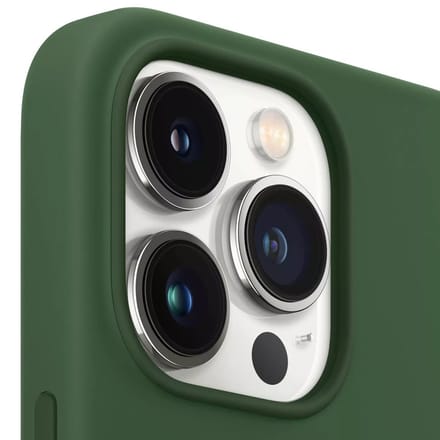 Apple - Siliconen hoesje - MagSafe - iPhone 13 Pro Max - Klaver Groen