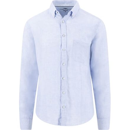 Fynch-Hatton Overhemd Premium Solid Linnen Button-Down New Breeze / male