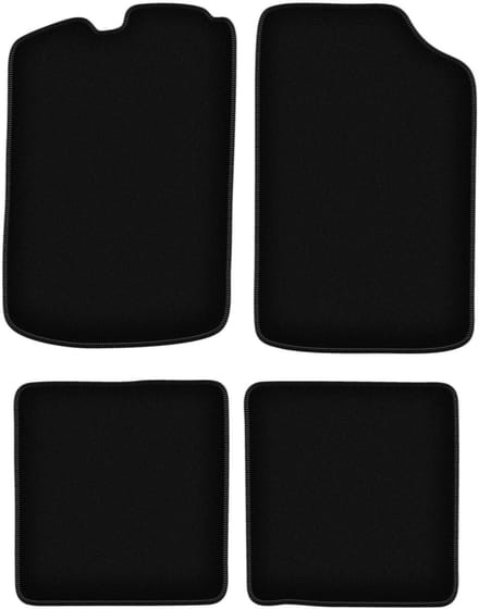 BASIC zwarte veloursmatten voor: Volkswagen Golf I hatchback (1974-1983)
