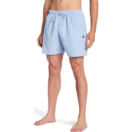 Lacoste Diamond Weave Korte Broeken Heren - Blauw - Maat S - Poly Woven