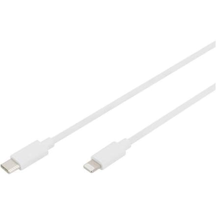 Digitus Mobiele telefoon, Apple iPad/iPhone/iPod, Laptop Laadkabel [1x USB - 1x Lightning] 2 m