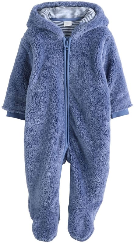 Next - Jongens - Babypakje van fleece - Blauw