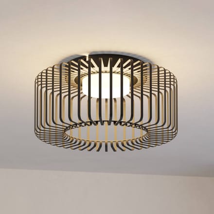 EGLO connect LED plafondlamp Ginestrone-Z, zwart, aluminium