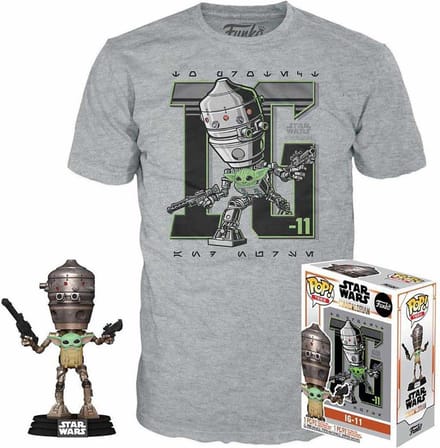 Funko Pop! & Tee Box: Star Wars The Mandalorian - 16-11 (Size XL)
