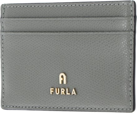 FURLA Leren Kaarthouder Camelia Card Case Agave Grijs