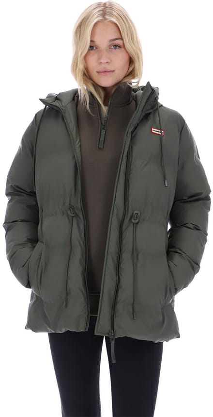 Hunter - Lemhi Sonic Welded PU Puffer Jacket - Dames - Jas - Groen