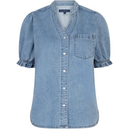 Red Button blouse Victoria maat S