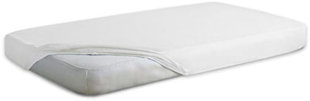 Waterdicht Frotté Hoeslaken met Elastiek 160x200cm Wit