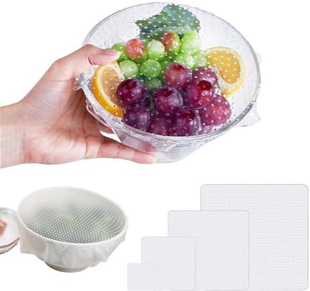 Dailygoody - Herbruikbare Silicone Lids - Universele Deksel voor