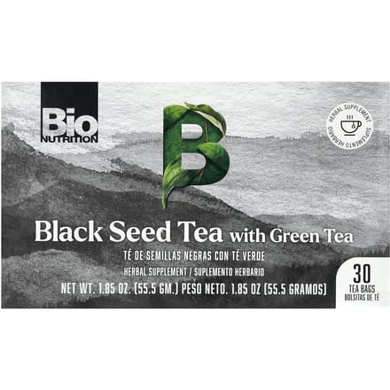 Zwarte Komijn Thee, met Groene Thee, 30 Theezakjes, 55,5G (1,85 oz) gray
