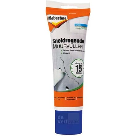 Alabastine Sneldrogende Muurvuller Tube - Wit - 330 gram