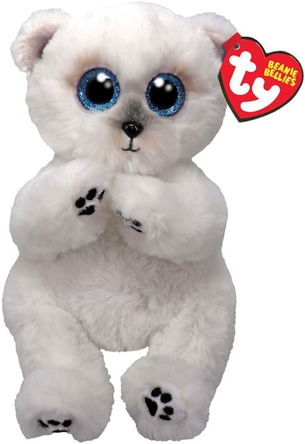 TY Beanie Babies Bellies Knuffelbeer Wuzzy 15 cm
