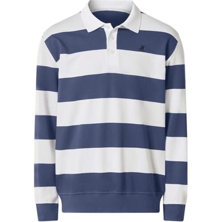 ESMARA MEN U.S. Grand Polo Heren rugbyshirt (Blauw, M)