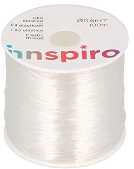 Elastisch Silica Draad Transparant 0.6 mm - 100 m