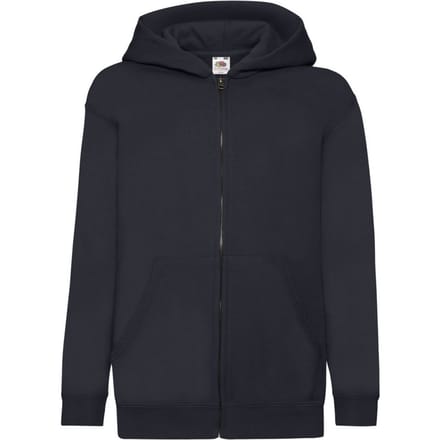 Fruit of the Loom Kinder/Kids Klassiek Jasje met Capuchon (Deep Navy)