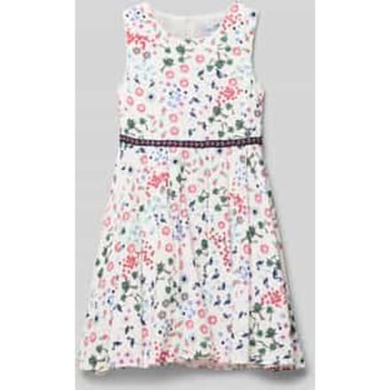 Mini-jurk met bloemenmotief