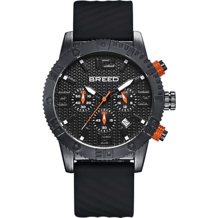 Breed Double Agent Chronograaf Horloge met Datum