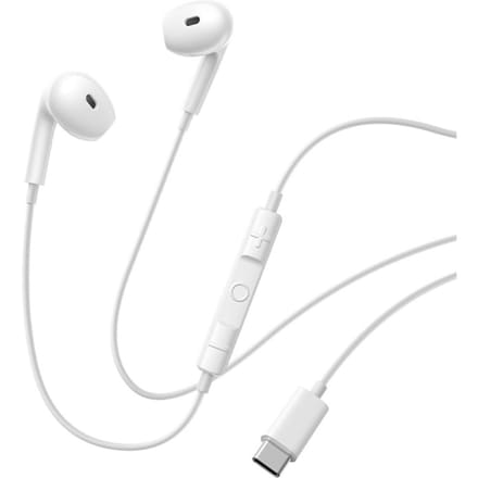 Baseus Encok CZ19 Serie - USB-C Bedrade Oordopjes - Puur Geluid - Wit