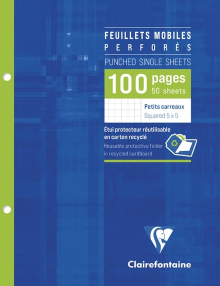 Clairefontaine losbladige schriften geperforeerd, 170 x 220 mm